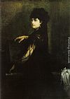 Hans Makart Amalie Makart am Klavier painting